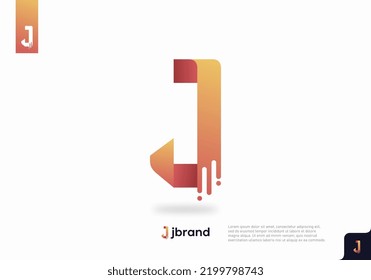 Plantilla de icono del logotipo de la letra J