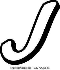 Letter j logo icon vector image