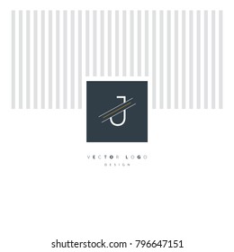 Letter J Logo icon. Vector element.