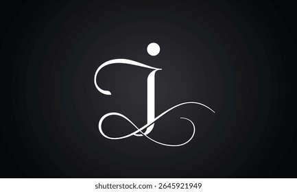 Letter j logo with infinity combination. Modern trendy initial luxury j letter logo design. Royal premium letter j logo design vector template.