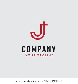 letter j logo monogram creative template