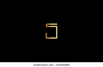LETTER J LOGO WITH NEGATIVE SPACE EFFECT FOR LOGO DESIGN OR ILLUSTRATION USE