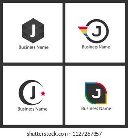 Letter J Logo Set Design