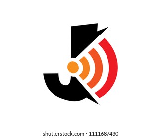 Letter J Logo Symbol Template Design Vector, Emblem, Design Concept, Creative Symbol, Icon