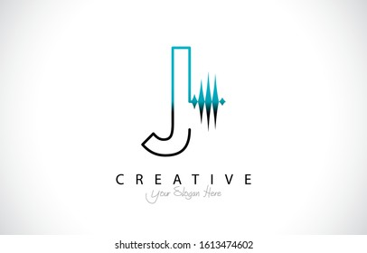 Letter J logo or symbol template design