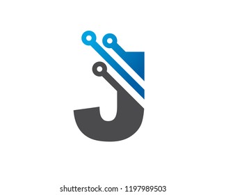 Letter J Logo Template Design Vector, Emblem, Concept Design, Creative Symbol, Icon