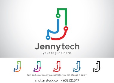Letter J Logo Template Design Vector, Emblem, Design Concept, Creative Symbol, Icon