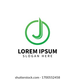 letter j logo template vector illustration design, identity logo