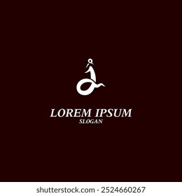 El logotipo de la letra J es único y simple