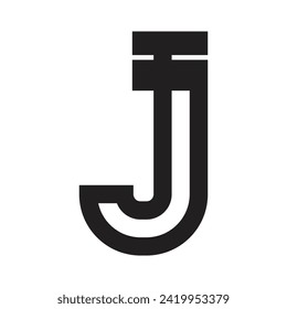 letter J logo vector illustration design