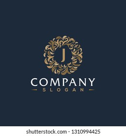 LETTER J LUXURY LOGO DESIGN