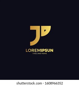 letter j luxury logo free vector