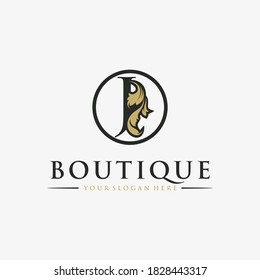 letter J luxury vector logo