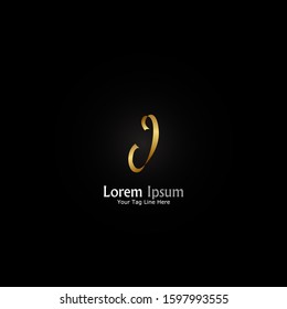 "letter J". Minimalist, simple,digital and modern logo design.