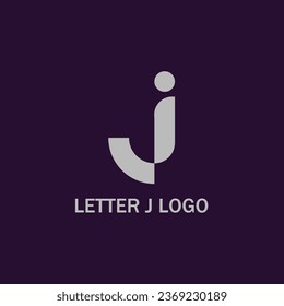 Letter J modern logo design template elements