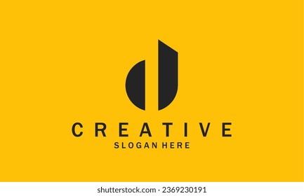 Letter J modern logo design template elements
