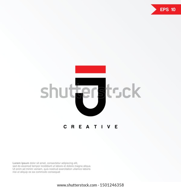Letter J Modern Logo Icon Design Stock Vector Royalty Free
