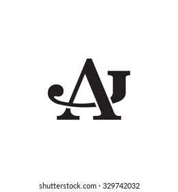 letter J and A monogram logo