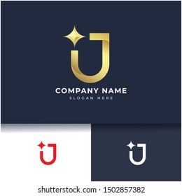 Letter J monogram logo design,minimal luxury logo template