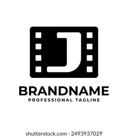 Letter J Movie Logo, Perfect for Film Production Studios