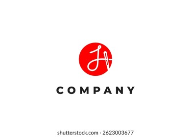 letter j needle and sewing thread taylor logo
