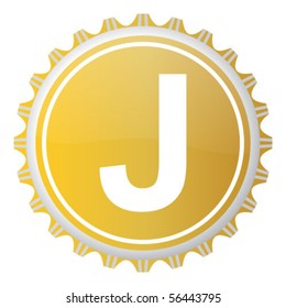 letter j on cap