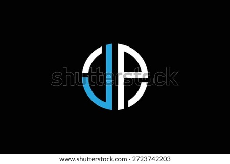 Letter J P Circle Logo Design for Corporate, Startup and Professional Brand Identity