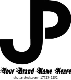 Letter J and P vetor logo Design