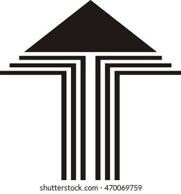 letter j and r or t logo design