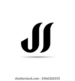 The letter J and S logo intertwines the elegant curves of the "J" with the sleek lines of the "S," creating a harmonious and sophisticated design that emphasizes unity and fluidity.