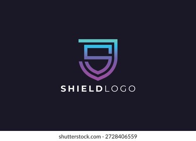 Letter J S Shield Logo für Sicherheit, Schutz und Corporate Branding