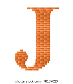 The letter J is shown in the picture.