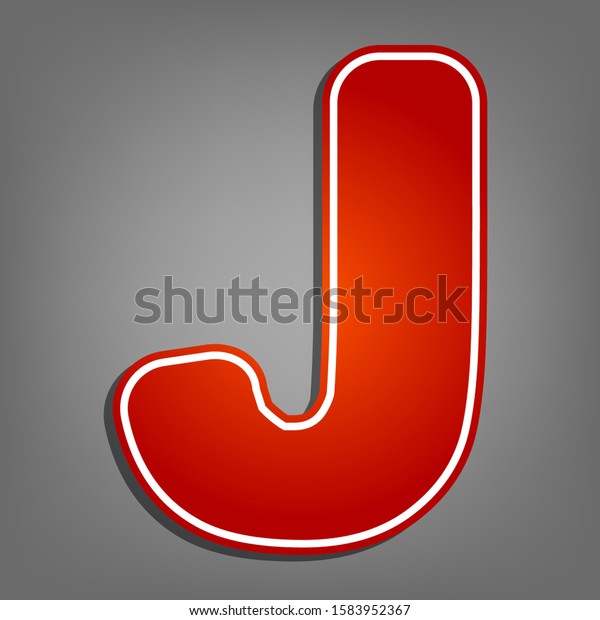Letter J Sign Design Template Element Stock Vector (Royalty Free