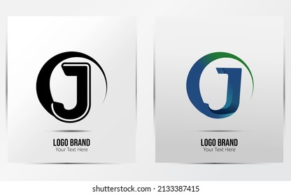 letter j simple and modren