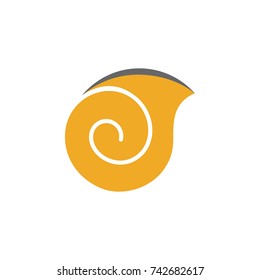 letter j spiral logo vector