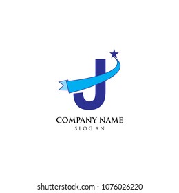 letter j and star logo