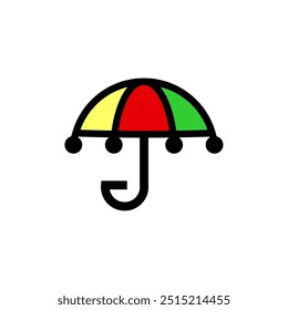 The letter J and umbrella have the meaning of protecting everything around it, the letter J can be used for a company name. 