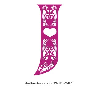 Letter J, Valentine Alphabet Monogram
Sublimation vector design file, for mug, t-shirt, vase, pillow case. etc