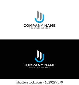 Letter J-Vektor-Logo-Vorlage, Farbiges Letter J-Logo, Logo von Finanzunternehmen, Berater von Finanzinstituten Logo-Design-Vorlage Vektorsymbol