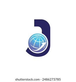 Letter J vector logo template, Colorful Letter J logo, Financial Company Logo, Financial Institute Advisors Logo Design Template Vector Icon