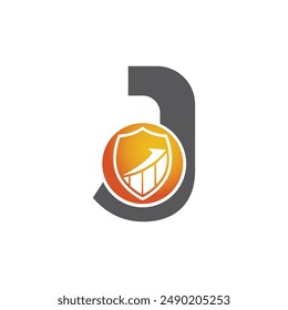 Letter J vector logo template, Colorful Letter J logo, Financial Company Logo, Financial Institute Advisors Logo Design Template Vector Icon
