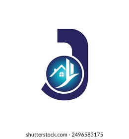 
Letter J vector logo template, Colorful Letter J logo, Real Estate, Building and Construction Logo Design Template Vector Icon
