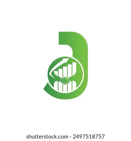 Letter J vector logo template, Colorful Letter J logo, Financial Company Logo, Financial Institute Advisors Logo Design Template Vector Icon