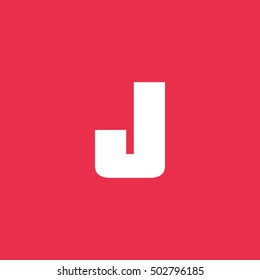 Letter J vector, logo. Useful as branding symbol, corporate identity, alphabet element, app icon, clip art and illustration.