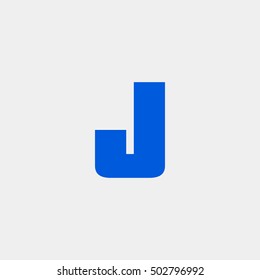 Letter J vector, logo. Useful as branding symbol, corporate identity, alphabet element, app icon, clip art and illustration.