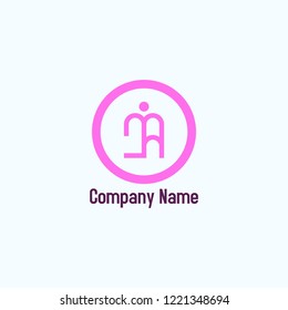 letter ja logo design
