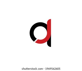 Letter Ja logo design vector template