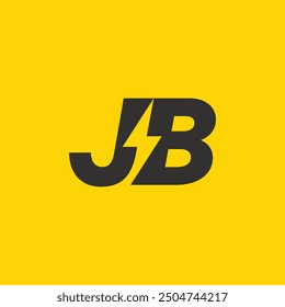 Letter JB Electric Logo Concept