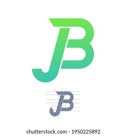 Letter Jb Ilustration Logo Design 