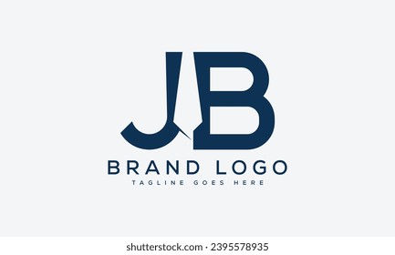 letra diseño de diseño de vectores de logotipo JB diseño para marca.